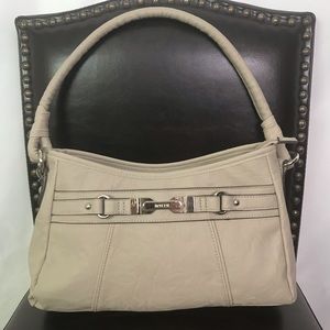 ROSETTI CREMINI SHOULDER BAG W/SILVER METAL EMBELL